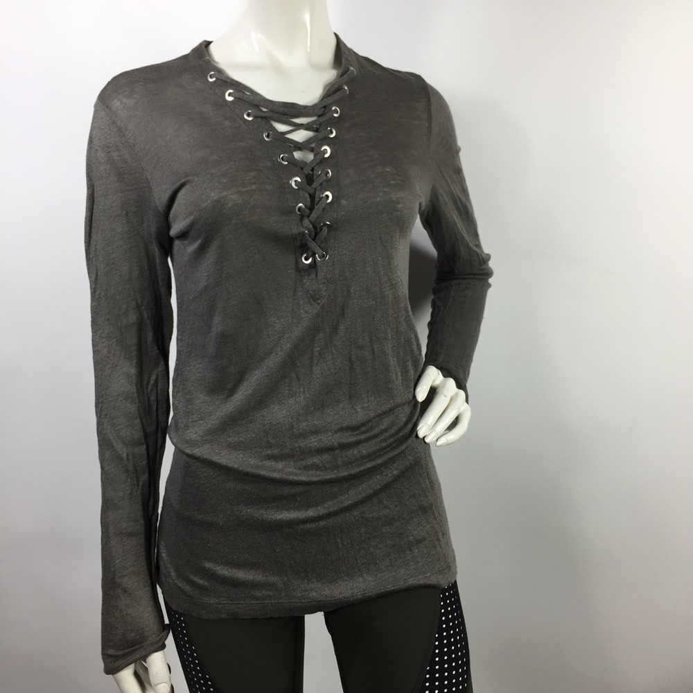 Iro Linen Long Sleeve Top XS - Picture 5 of 14